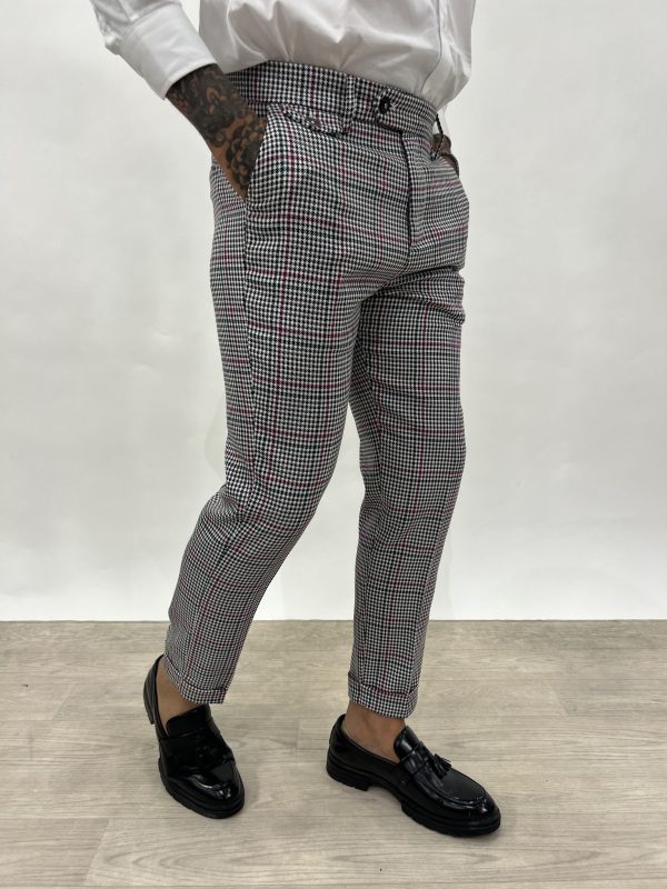 PANTALONE FASHION MICRO QUADRO FANTASIA